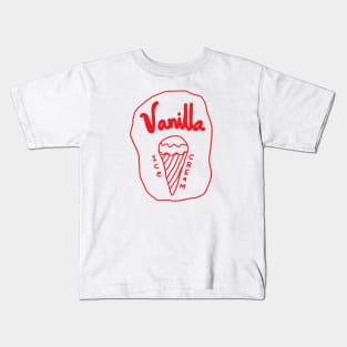 VANILLA ICE CREAM Kids T-Shirt